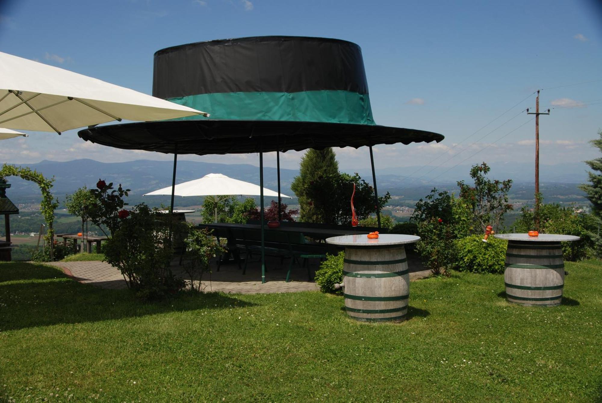 Naturpark-.Weinbergferienhaus Kitzeck im Sausal Buitenkant foto